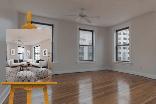 virtual staging for real estate open houses
