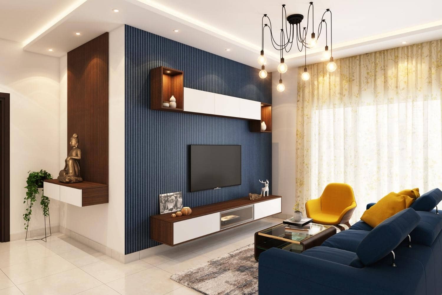 Living room light fixture design
