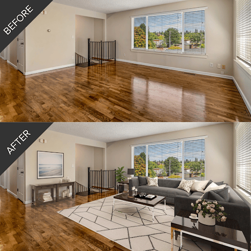 virtual staging when selling a home