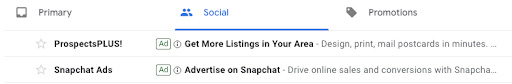 Example Gmail ad