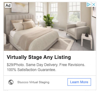 Example of real estate Google display ad