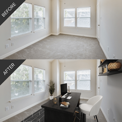 Example Stuccco virtual staging solutions for real estate