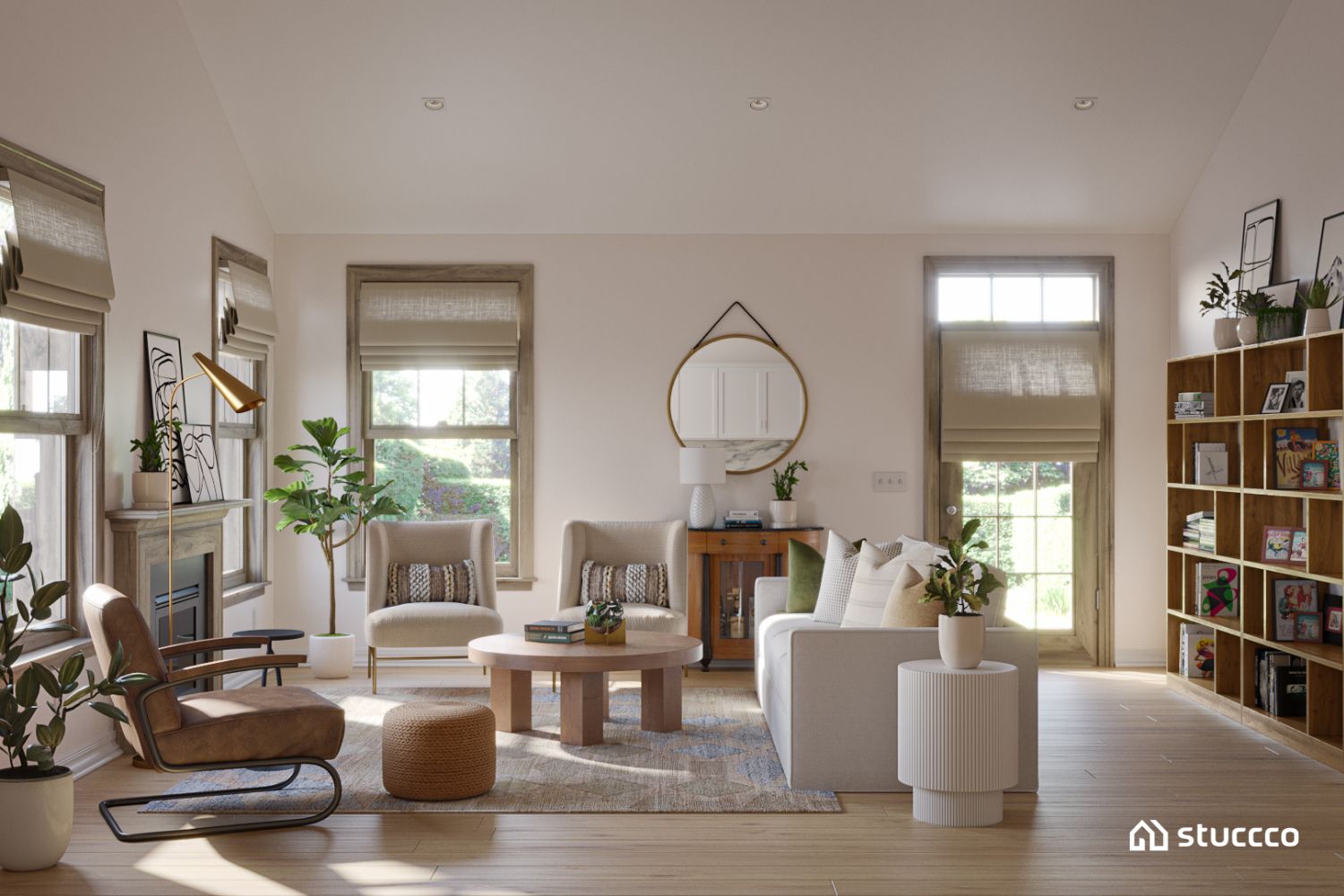 living room design by stuccco