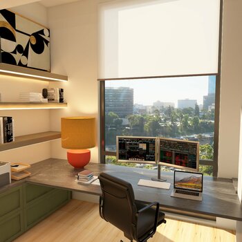 Modern Office in Downtown High Rise