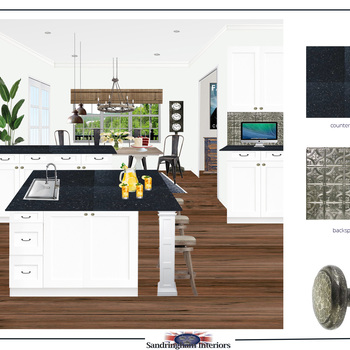 Kitchen E-Design Materials Board