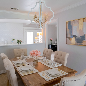 Transitional Dining Space