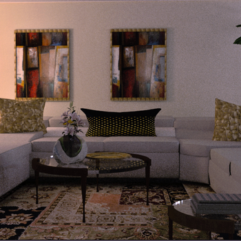 Living room, front view, Sunrise, Florida
