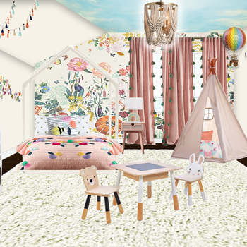 Whimsical Wonderland Big Girl Room