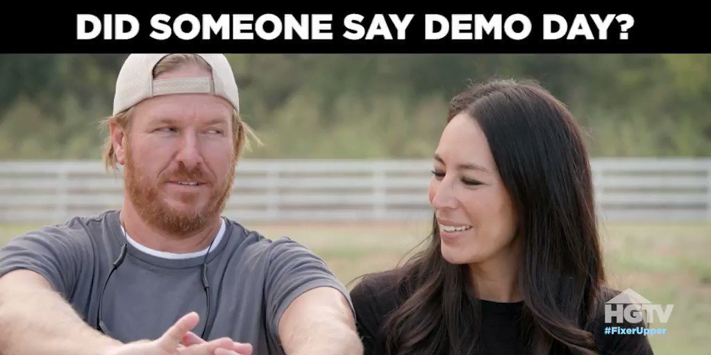 Chip and Joanna Gaines Demo Day Meme