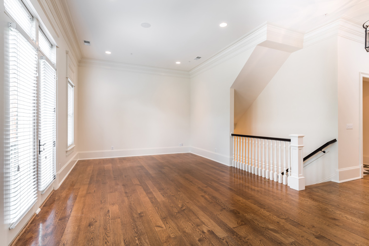 vacant condo living room